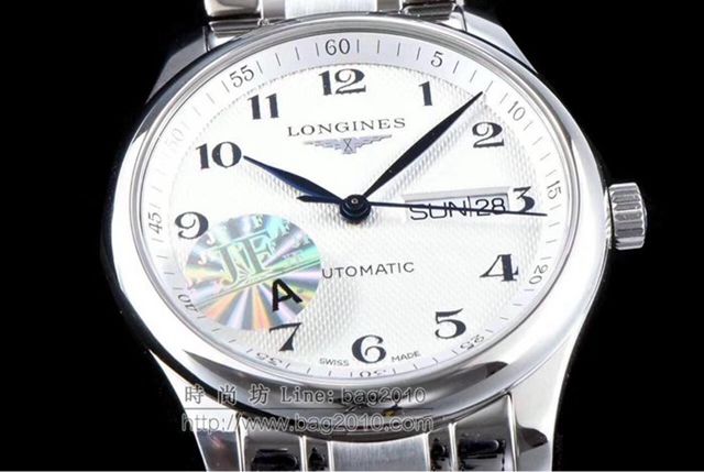 LONGINES手錶 浪琴雙曆名匠系列V3升級版 浪琴高端機械男表  hds1139